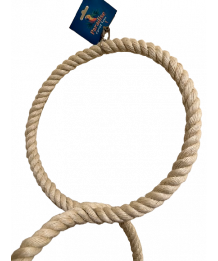 90cm Parrot-Supplies Huge Double Sisal Rope Rings Parrot Swing Macaw Toy 90cm Parrot-Supplies Huge Double Sisal Rope Rings Parrot Swing Macaw Toy